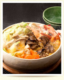 雪国きのことシーフードのクリーミーカレー鍋 料理写真
