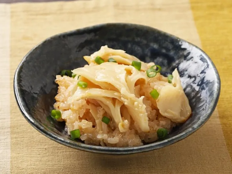白まいたけと明太子のおこわの画像