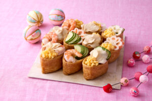 たっぷりまいたけのひな祭りいなり