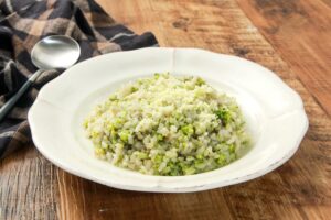 フライパンひとつで簡単 ブロッコリーと雪国まいたけ極のリゾット