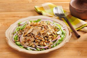 福豆とまいたけのザクザクサラダ