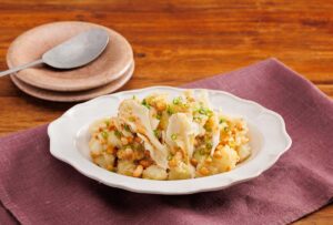 福豆のカリカリ韓国風ポテトサラダ