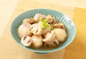 マッシュルームと里芋のあんかけ煮