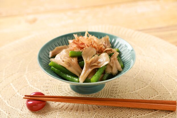 インゲンと舞茸の煮びたし